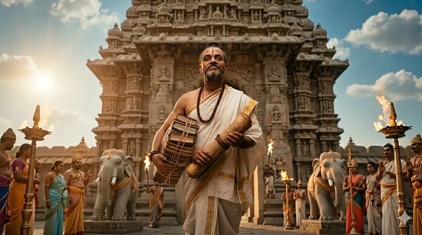 గర్విష్టి పండితుడు విజయనగరానికి వస్తున్నాడు — తెనాలి రామకృష్ణ కథ T01
