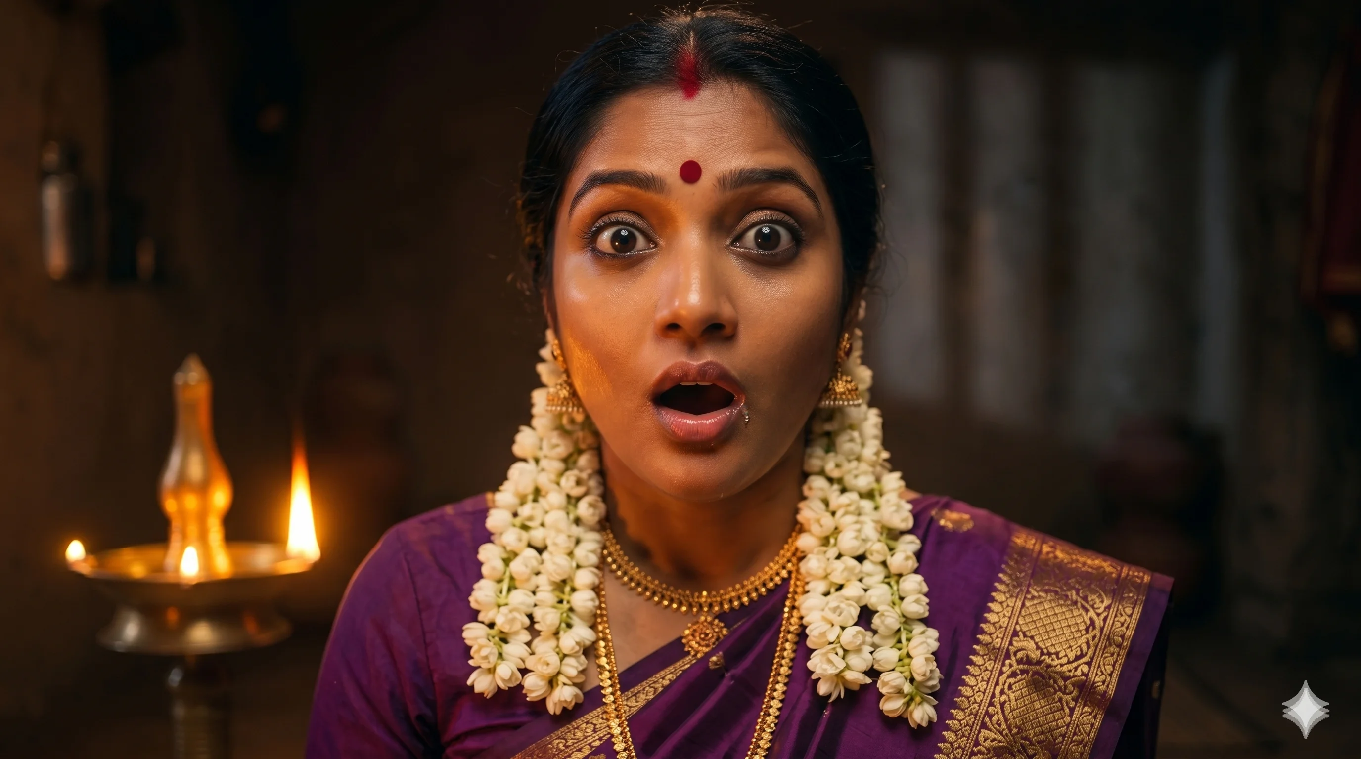 తెనాలి భార్య నోరూరుతూ వంకాయ కూర గురించి వింటోంది