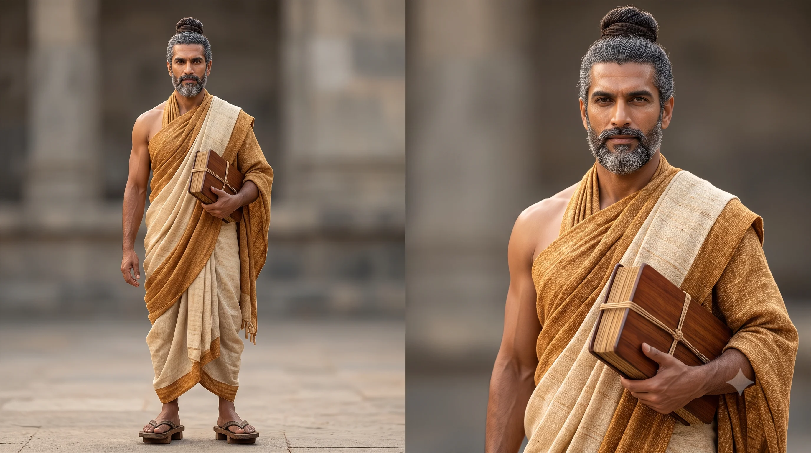 భైరవ శర్మ తెనాలిని పరిహాసంగా విమర్శిస్తున్న దృశ్యం